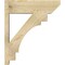 Ekena Millwork Merced Slat Rough Sawn Outlooker, Douglas Fir, 8"W x 26"D x 30"H OUT08X26X30MRC06RDF - alternate 3